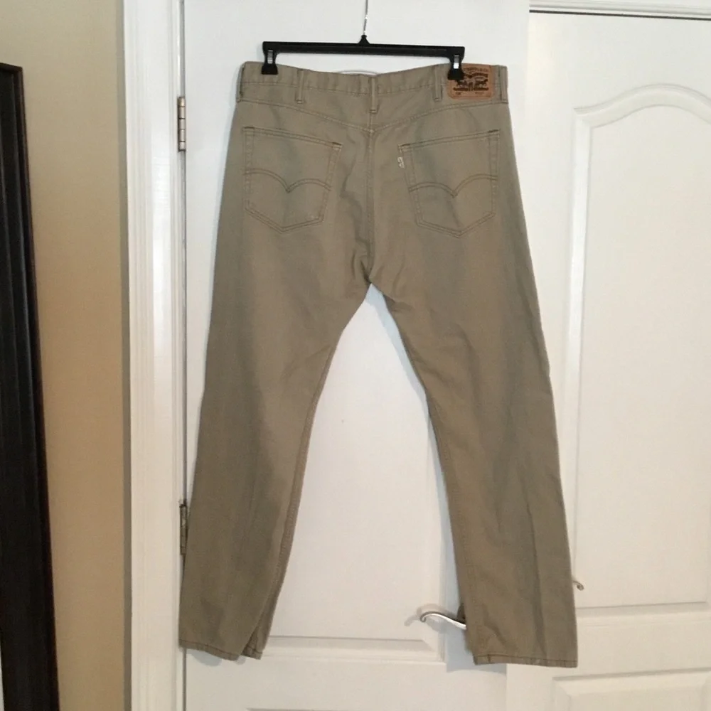 Men's Khaki Chinos - Classic Tan Casual Pants